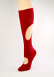 Red 2 Hole Knee High